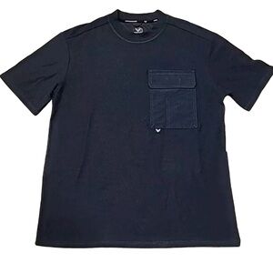 Cross Eyed Moose Mens Black CEM Cargo Pocket T Shirt Size XXXL
